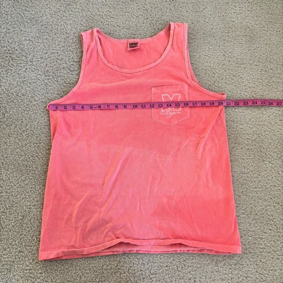 Comfort Colors, Neon Pink Mizzou Tank Top, Size Medium - Picture 5 of 6